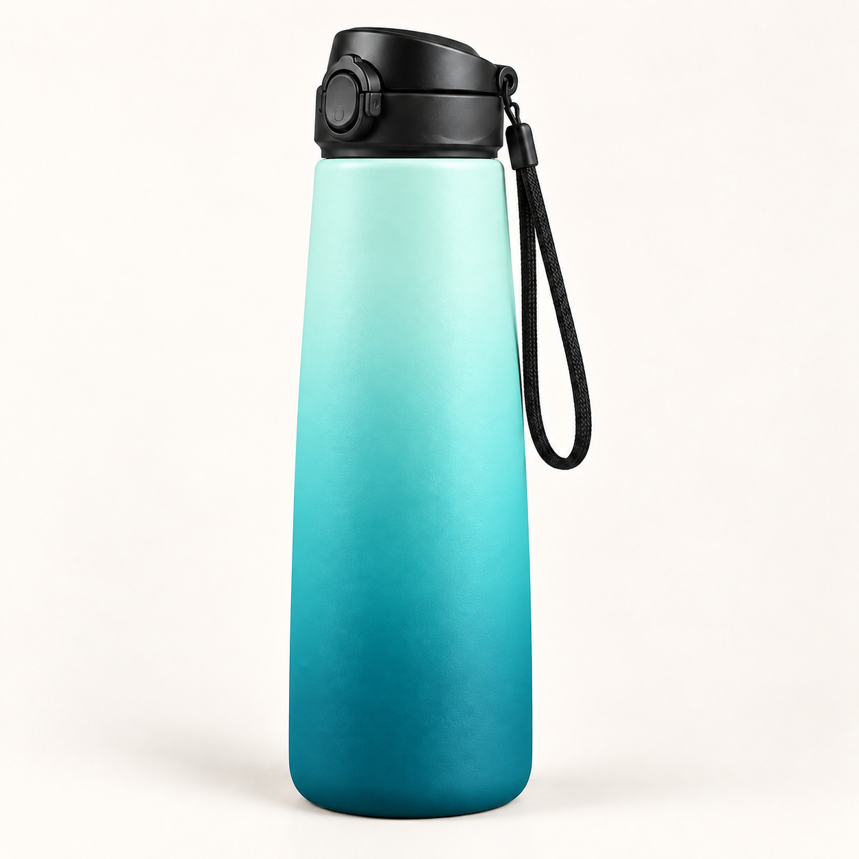 Gradient Flip-Lid Bottle Model 004 — Aqua gradient colour direction